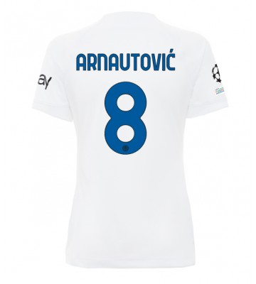 Inter Milan Marko Arnautovic #8 Bortatröja Dam 2023-24 Kortärmad